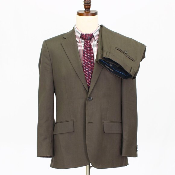 Banana Republic Olive Suit - Picture 1 of 15